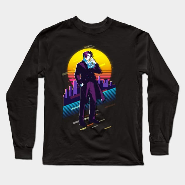 Miles Edgeworth Long Sleeve T-Shirt by 80sRetro